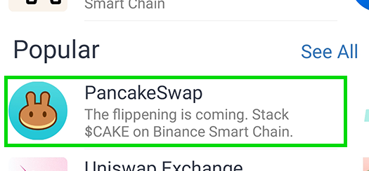 انتخاب صرافی پنکیک سواپ، جزو آموزش نحوه خرید از پنکیک سواپ با تراست ولت