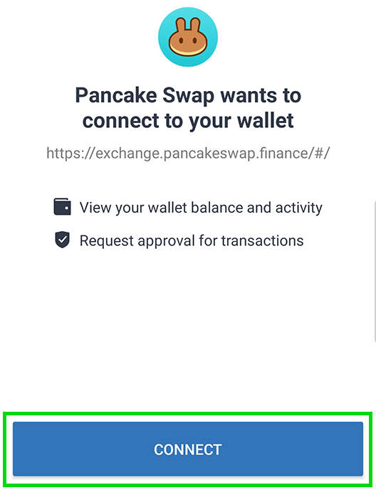 انتخاب گزینه Connect