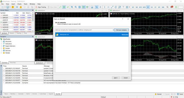 آموزش افتتاح حساب دمو متاتریدر از 0 تا 100 4 انتخاب بروکر در حساب دمو متاتریدر