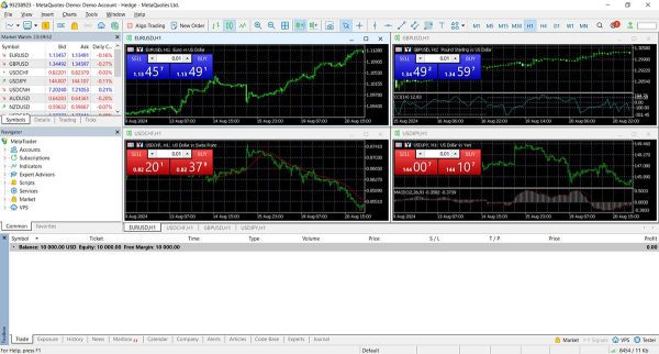 آموزش افتتاح حساب دمو متاتریدر از 0 تا 100 8 محیط نرم افزار متاتریدر
