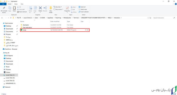 دانلود و نصب اندیکاتور VWAP در متاتریدر
