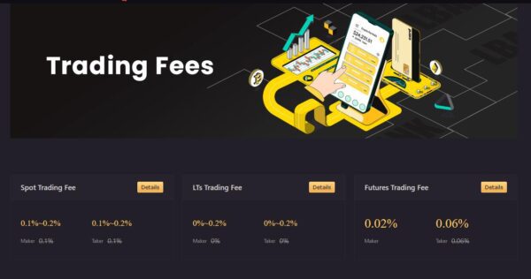 صرافی ال بانک (Lbank) چیست؟ + آموزش ثبت نام و ترید 33 کارمزد صرافی ال بانک