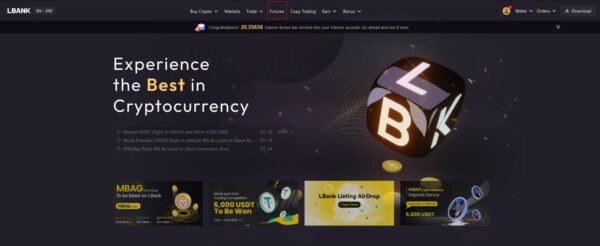 صرافی ال بانک (Lbank) چیست؟ + آموزش ثبت نام و ترید 31 بخش Futures صرافی L Bank