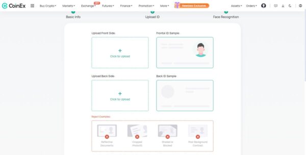 آپلود مدارک در کوینکس