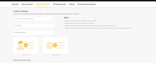 صرافی XT (ایکس تی): معرفی + نقد و بررسی کامل 18 آپلود مدارک شناسایی در صرافی XT