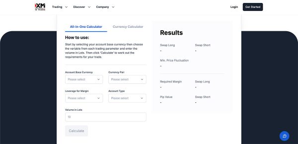 6 تا از بهترین ماشین حساب فارکس که رایگان هستند! 5 ماشین حساب XM