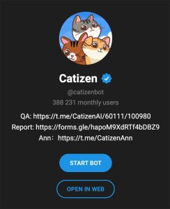 ایردراپ Catizen، جزو ایردراپ های معتبر تلگرام