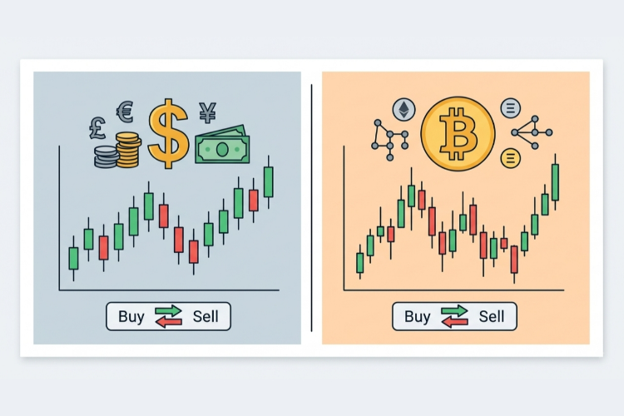 بروکر فارکس و صرافی ارز دیجیتال
