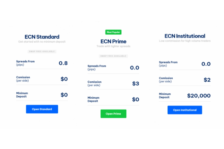 حداقل سرمایه برای ورود به فارکس چقدر است؟ 5 حسابهای ECN بروکر BlackBull