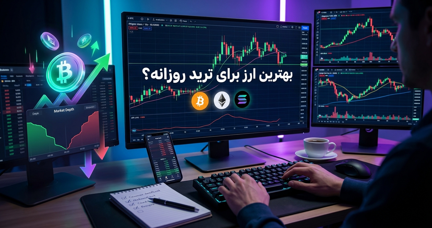 بهترین ارز برای ترید روزانه؛ چگونه رمزارز مناسب نوسان گیری را انتخاب کنیم؟ 1 بهترین ارز برای ترید روزانه
