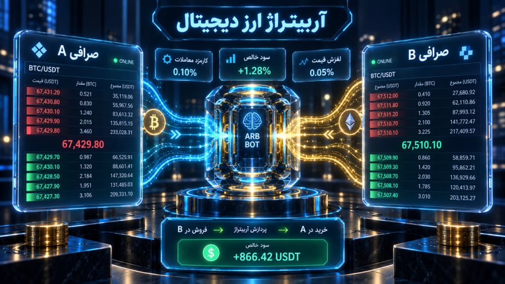 بهترین رباتهای آربیتراژ ارز دیجیتال در ۲۰۲۶ 34 مقایسه بهترین ربات های آربیتراژ ارز دیجیتال و بررسی کارمزد و ریسک در ۲۰۲۶